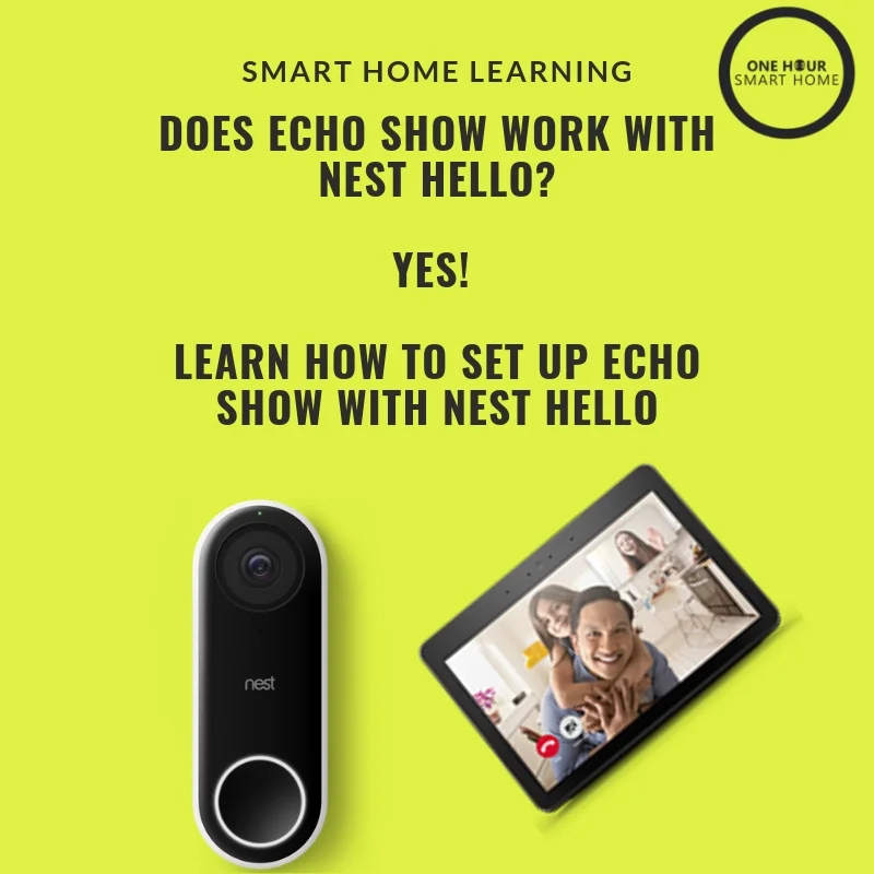 Nest hello deals and echo show